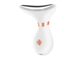 Cuello, Masaje, Estimulación Muscular Eléctrica De Microcorriente Blanco