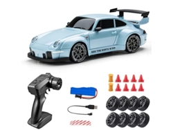 Coche Teledirigido 4x4 A Escala 1:24 Con Modos De Velocidad, Luces Led Y Alcance De 50 M: ¡el Regalo Perfecto!