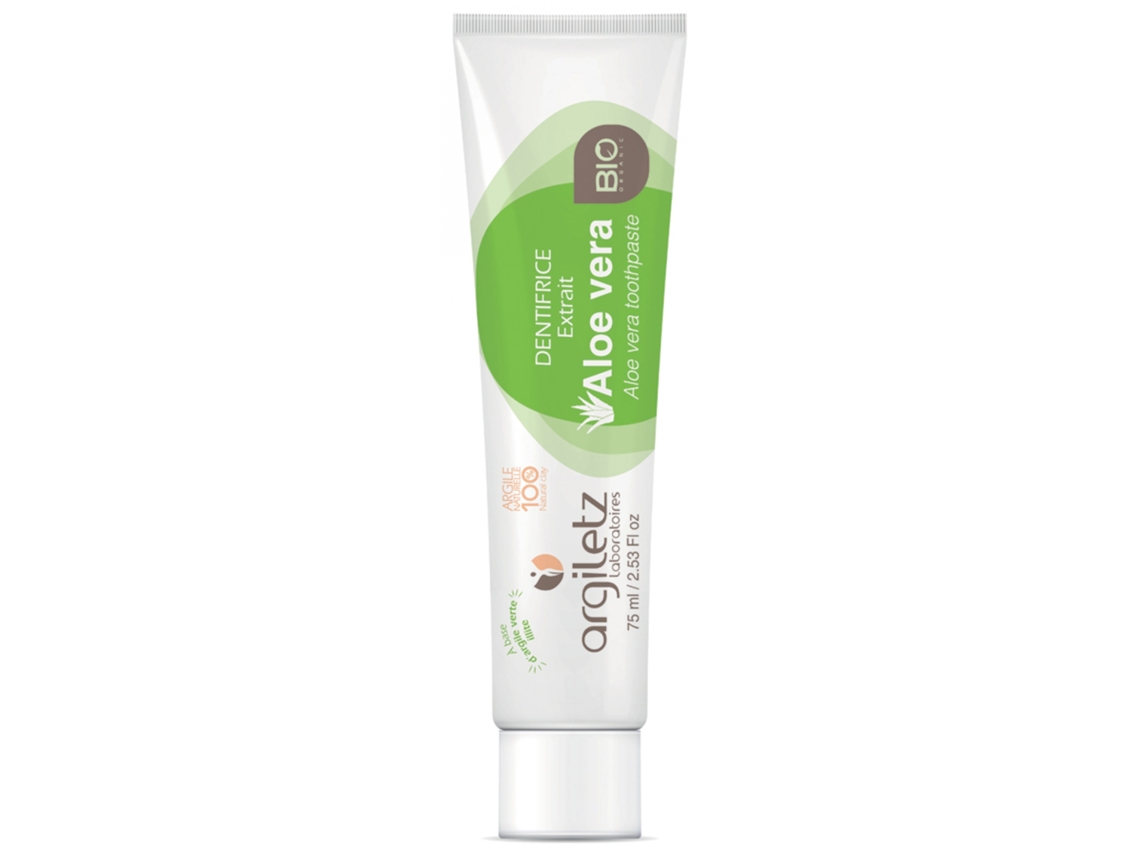 Pasta Dentifrica Natural de Aloe Vera 75 Ml ARGILETZ