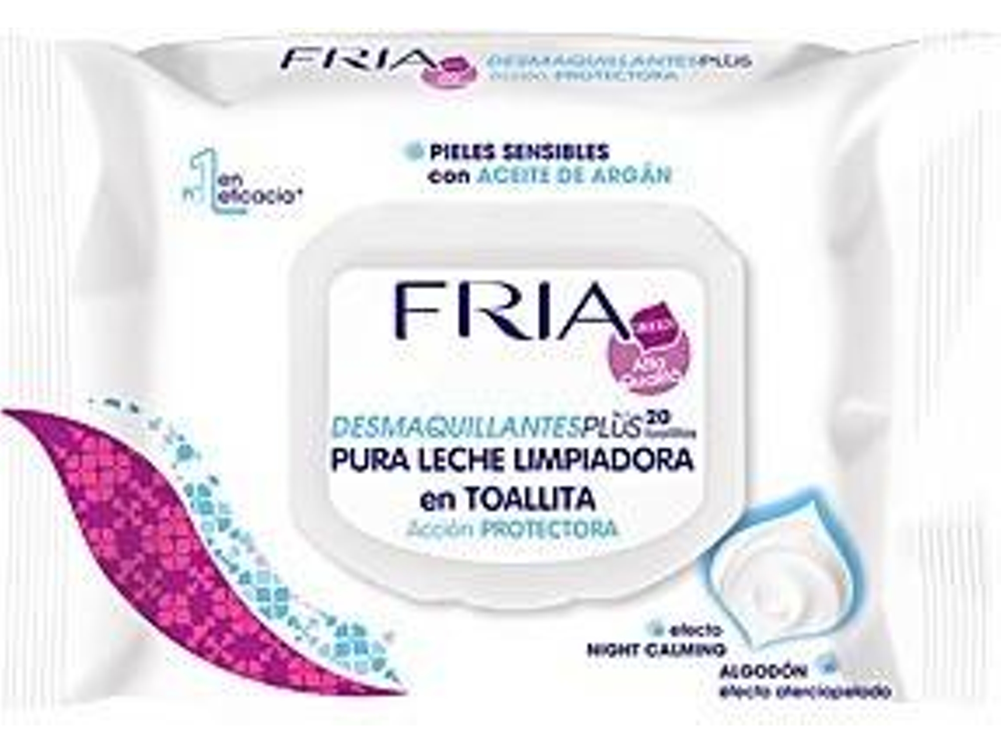 Toallitas Desmaquillantes FRIA Night Calming 20 Unidades