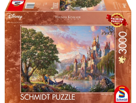 Puzzle SCHMIDT SPIELE Thomas Kinkade Studios: Disney Dreams Collections - Belle’s Magical World rompecabezas 3000 pieza(s) Dibujos