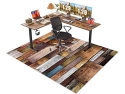 Tapete Cadeira Gamer Protetor Piso Antiderrapante 70 X 100 Cm Pisos Rígidos, Jogos, Escritório,