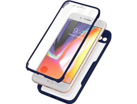 Carcasa iPhone 8 Plus AVIZAR Protección 360° Azul