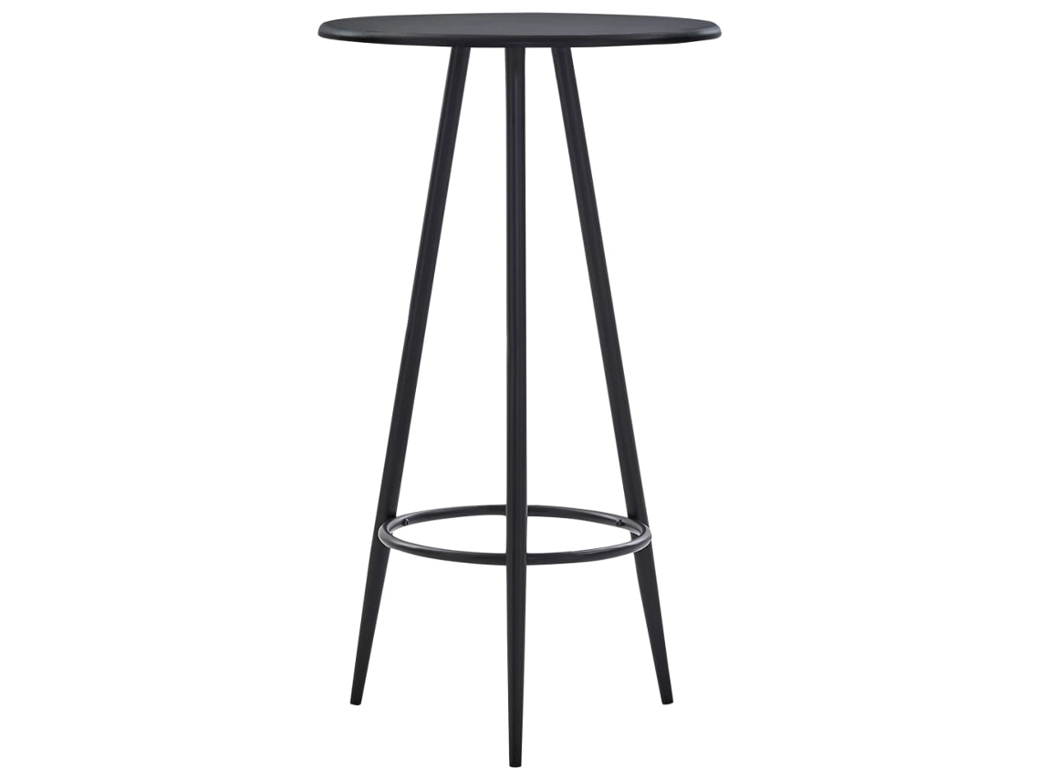Juego de bar de 5 piezas en tela negra EXCLUSIVO DE LA CASA