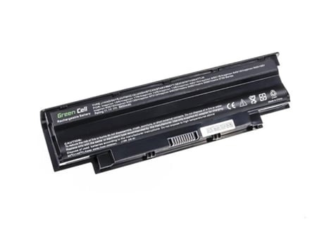 Batería de celda verde para Dell Inspiron N3010 N4010 N5010 13R 14R 15R J1 Inferior / 11.1V 6600Mah