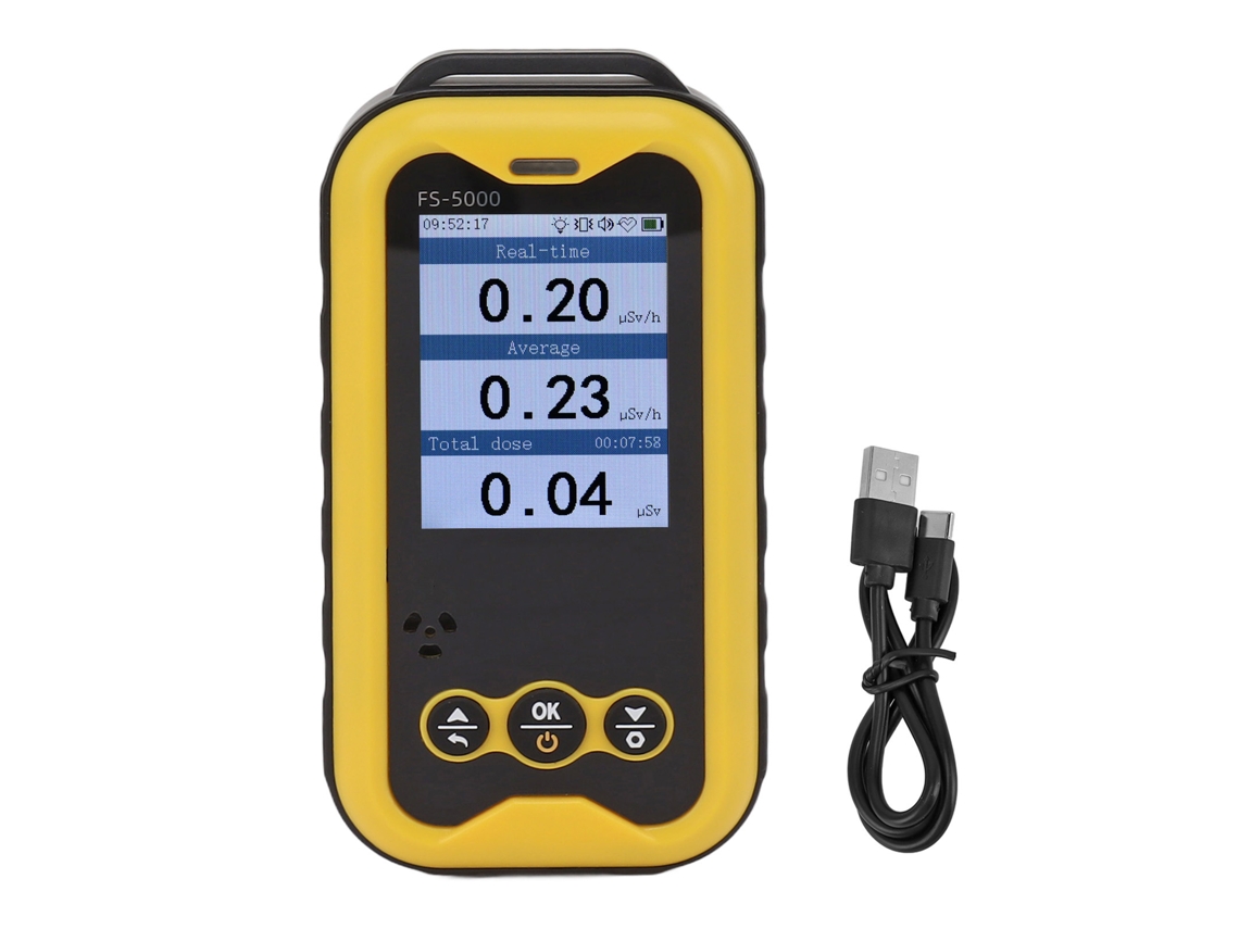 Monitor de radiación portátil recargable con pantalla LCD TFT de 2,4 pulgadas, detección de rayos X, Γ, Β, medición de 0,01 μsv/h a 50 msv/h. Otros.