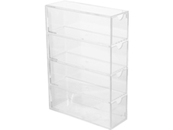 Organizador Gafas Elegantes 4 Cajones Acrílico Transparente Práctica Almacenamiento Tiendas Diario Sol Caja