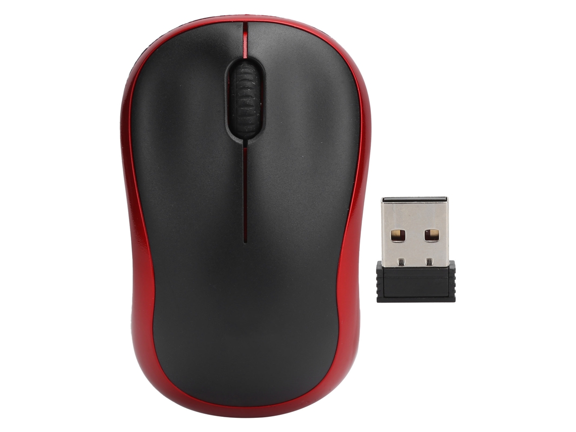 Ratón Inalámbrico De 2,4 Ghz, 1000 Dpi, Usb Para Portátiles, Pc De Escritorio, Windows Y Office (rojo)