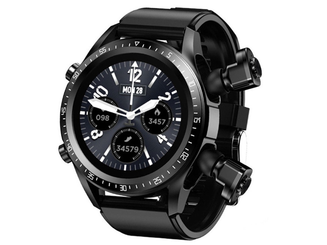 Smartwatch 2 Em 1 Com Fones De Ouvido Compatíveis Com Bluetooth Smartwatch Monitores De Frequência Cardíaca