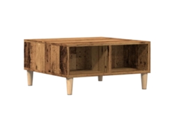 Maison Exclusive - Mesa De Centro Madera De Ingeniería Envejecida 60x60x30 Cm