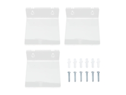 MEOIRUERY Estante de Visualización Acrílico Transparente 3PCS Montaje en Pared Estantería Flotante para Hogar Juguetes Plantas en Maceta Muñecas