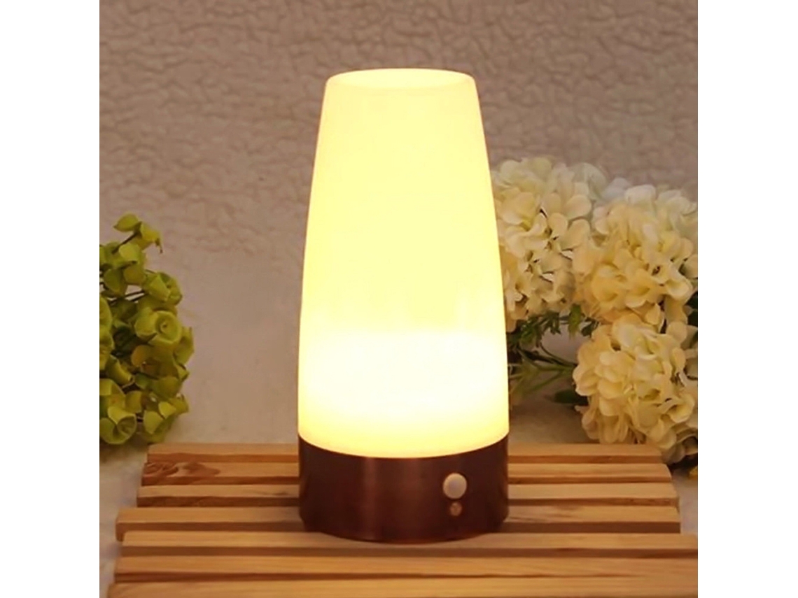 Rebe-luz Nocturna Con Sensor De Movimiento Inalámbrico Led, Lámpara De Mesa/bureau Para Dormitorio, Sala, Cocina, Niños, Operada Por Baterías
