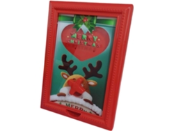 Marco de fotos con dispensador de dulces con temática navideña | Marco de fotos decorativo con dispensador de dulces P Slowmoose