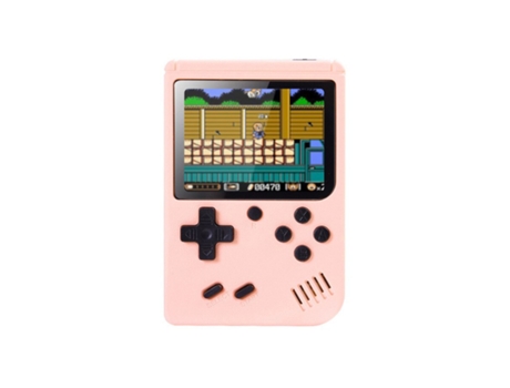Consola WT-33 Portátil con 500 juegos Incorporados Rosado