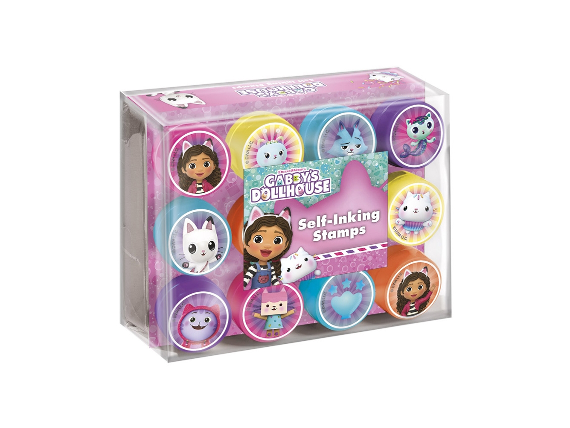 Juego de casa de muñecas de Gabby con 12 sellos Totum