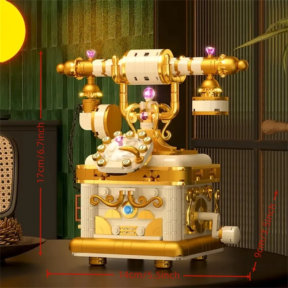 Juguetes de bloques de construcción con diseño artístico, perfectos para la decoración del hogar y la oficina.