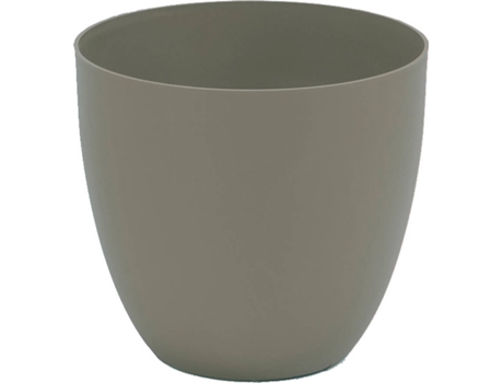 Jarrón Inyección PLASTIKEN Ø18Cm Color Taupe