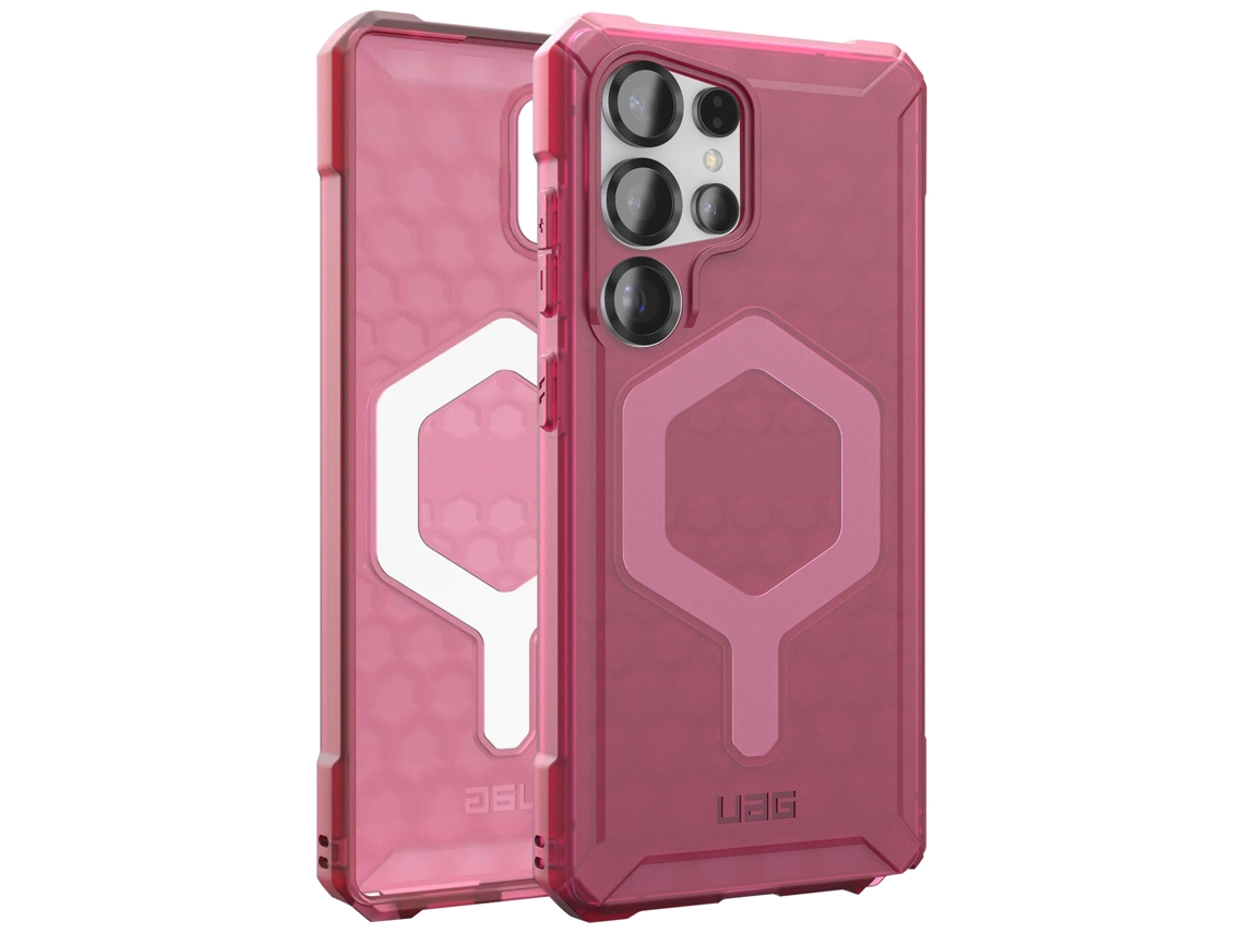 Funda Ultra Essential Armor Panal Para Samsung Galaxy S25 Ultra Uag Silicona Rosa