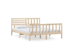 Maison Exclusive - Estructura De Cama De Madera Maciza 160x200 Cm
