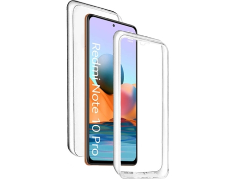 Carcasa Xiaomi Redmi Note 10 Pro DMOBILE® 360º Silicona Gel Transparente