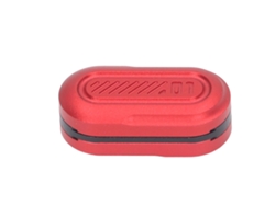 Deslizador Háptico Magnético 3 Camadas Metal Capsula Tdah Alivio Estresse Vermelho