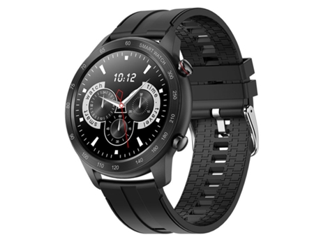 Smart Watch, monitor de frecuencia cardíaca, resistente al agua IP68, negro BISBISOUS