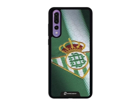 Funda Móvil Oficial Real Betis Fc para Huawei P20 Pro PHONECASES3D Piel Sintética Negro