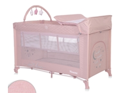 Cuna de Viaje NOEMI PLUS (2 niveles) mellow rose LORELLI