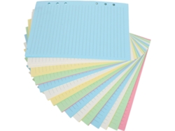 Juego de 4 recambios de papel suelto A5 con 6 agujeros SFUSHOS