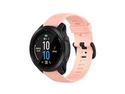 Correa de silicona monocromática rosa Chennnls para Garmin Forerunner 945 / Fenix 5 Plus / Approach S60