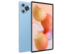 Tablet Android 10.1 de 14 pulgadas con procesador Octa Core, 8 GB de RAM, 256 GB de almacenamiento, batería de 8000 mAh y 5G en color azul o gris claro dorado.