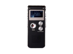 Grabadora de voz digital con memoria flash USB Reproductor de MP3 utilizado para conferencias Reuniones Entrevistas-16Gbnegro YEMAESRE