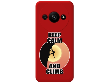 Funda Roja Diseño para Xiaomi Redmi A3 TUMUNDOSMARTPHONE Silicona Líquida Rojo