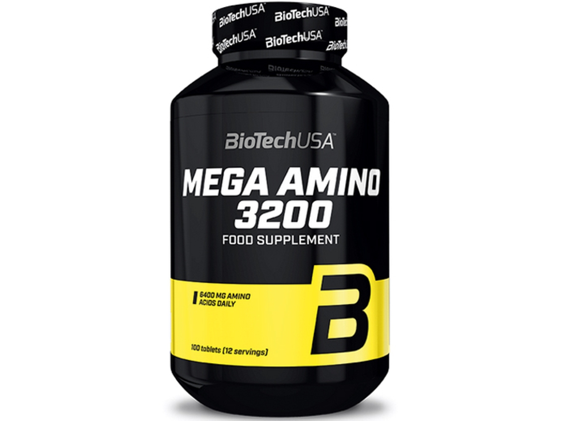 Suplemento Alimentar BIOTECH USA Biotechusa Mega Amino 3200 (300 Tabs - Tabletas)