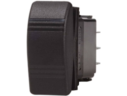 Interruptor BLUE SEA Contura Switch Dpdt On/Off/Mom On Negro
