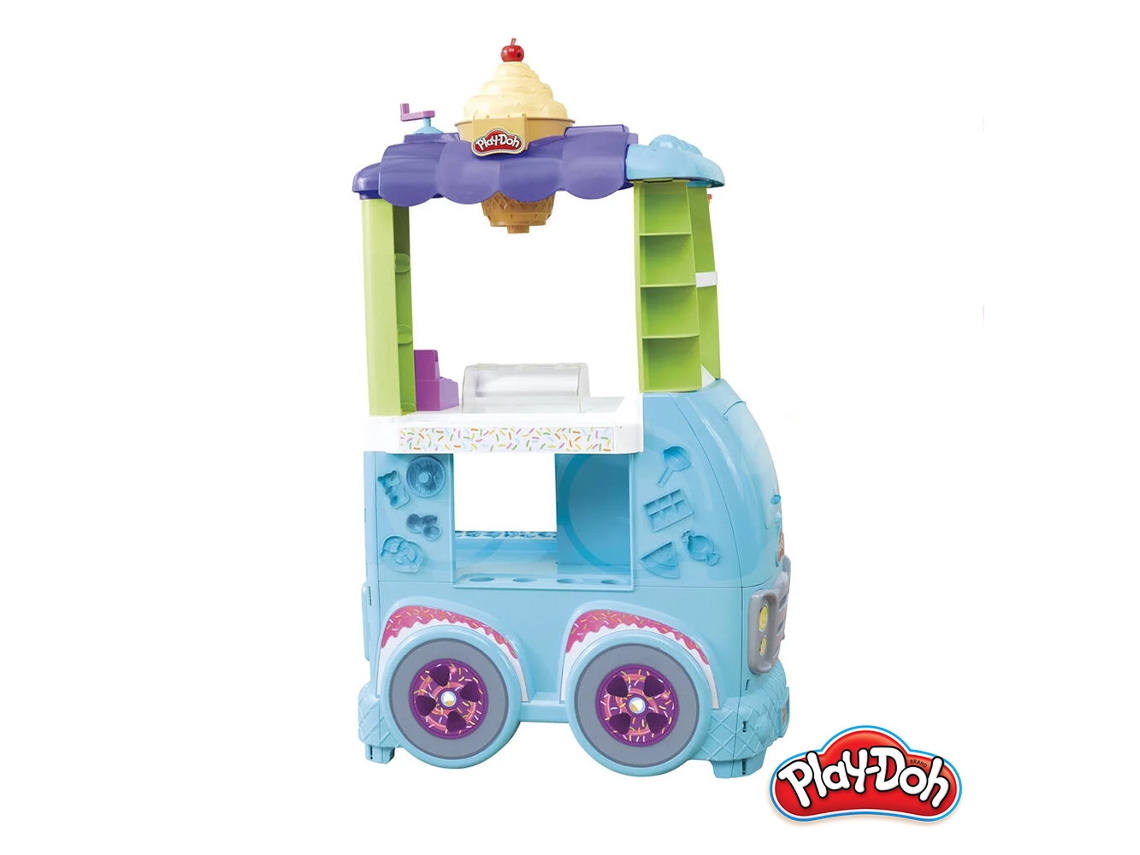 Blocs de Construcción PLAY-DOH Carrito De Helados (Edad Mínima: 3 Años - 55,9 x 62,2 x 20,3 cm)