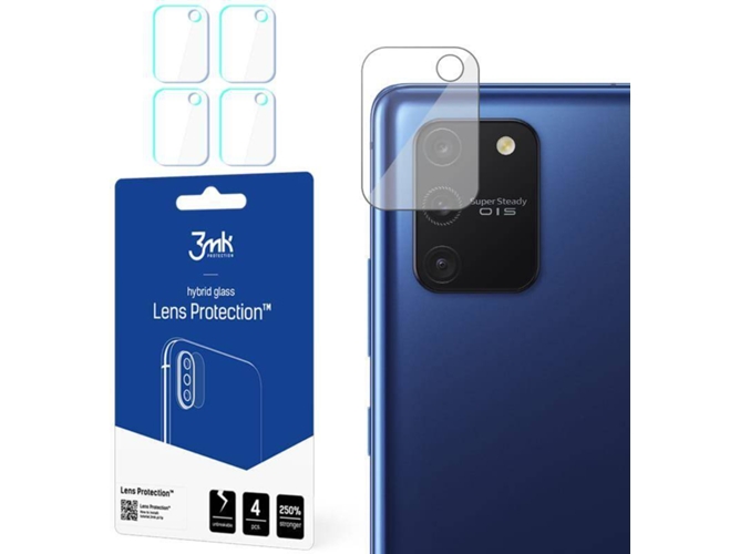 Película 3MK Compatible Samsung Galaxy S10 (Protector de Cámara)