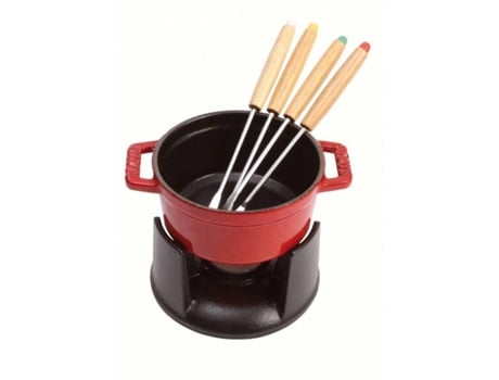Fondue STAUB (Rojo - Hierro Fundido - 10 cm)