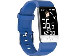Pulsera de fitness resistente al agua IP68, reloj inteligente con monitor de frecuencia cardíaca, ECG, PPG, podómetro y monitor de actividad física, reloj deportivo Yizhood (azul)