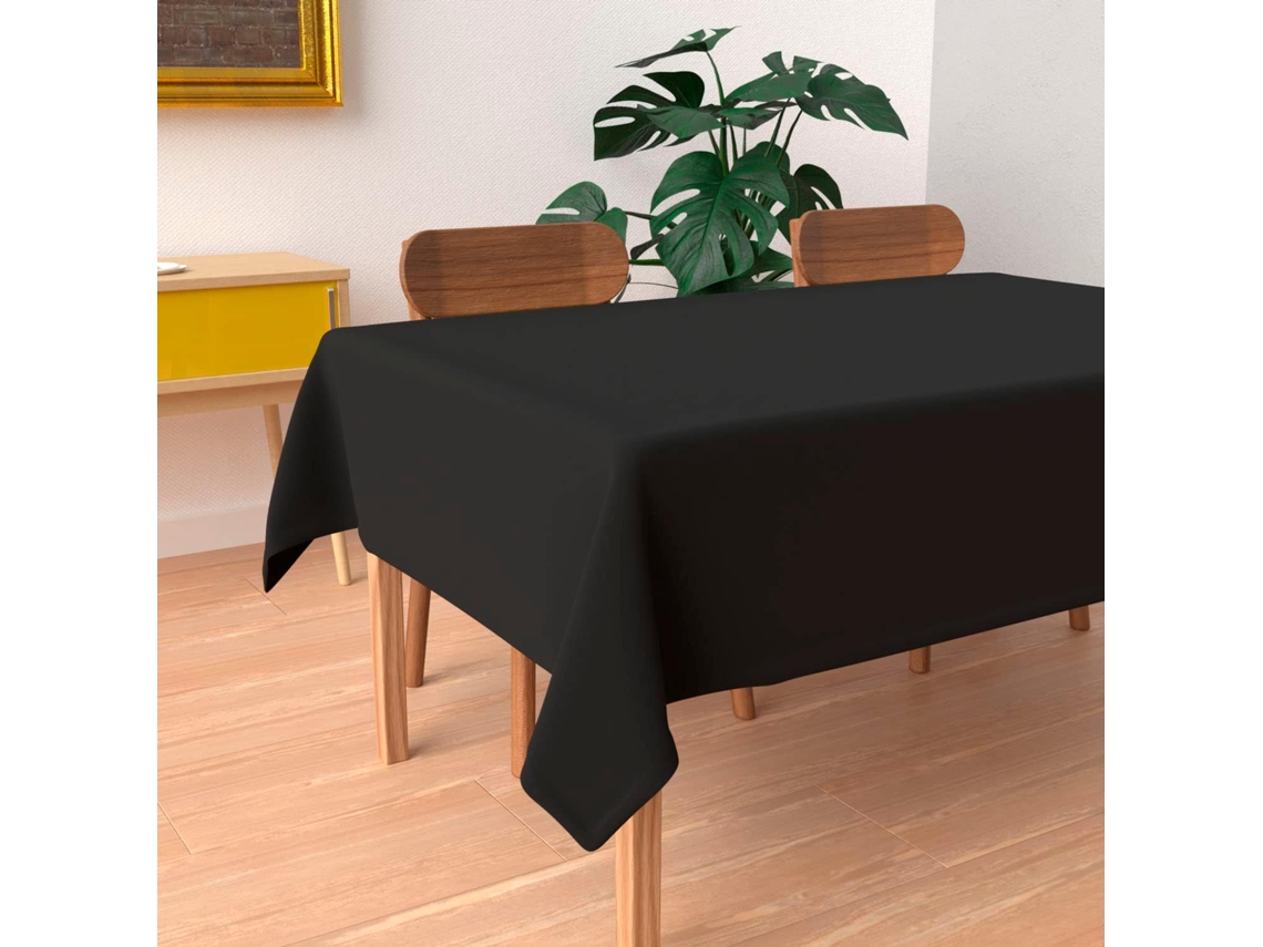 MEOIRUERY Mantel de lino de fácil cuidado, lavable a máquina, resistente a arañazos, impermeable, para bodas y fiestas, funda que no necesita planchado (137 x 2