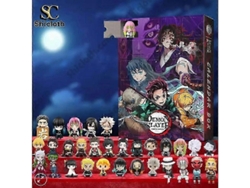 Caja sorpresa del calendario de adviento navideño de Demon Slayer Zz36 Aeuzwr