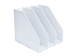 Revistero plegable A4 con 4 compartimentos, organizador y almacenamiento para la oficina escolar
