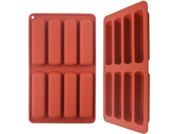 Moldes De Silicona Para Cubitos De Hielo, Mantequilla Y Palitos Largos Para Cócteles Y Bebidas Frías, Paquete De 2 (marrón)