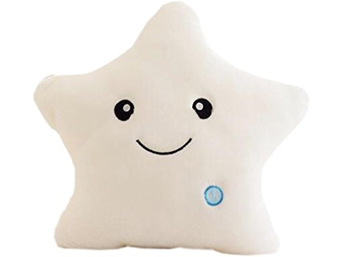 Cojín De Almohada Con Forma De Estrella Led, Luz Nocturna Led Luminosa, Almohada De Peluche Con Forma De Estrella, Juguetes Suaves De Peluche