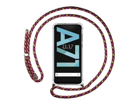 Carcasa Samsung Galaxy A71 TUMUNDOSMARTPHONE Colgante Rosa