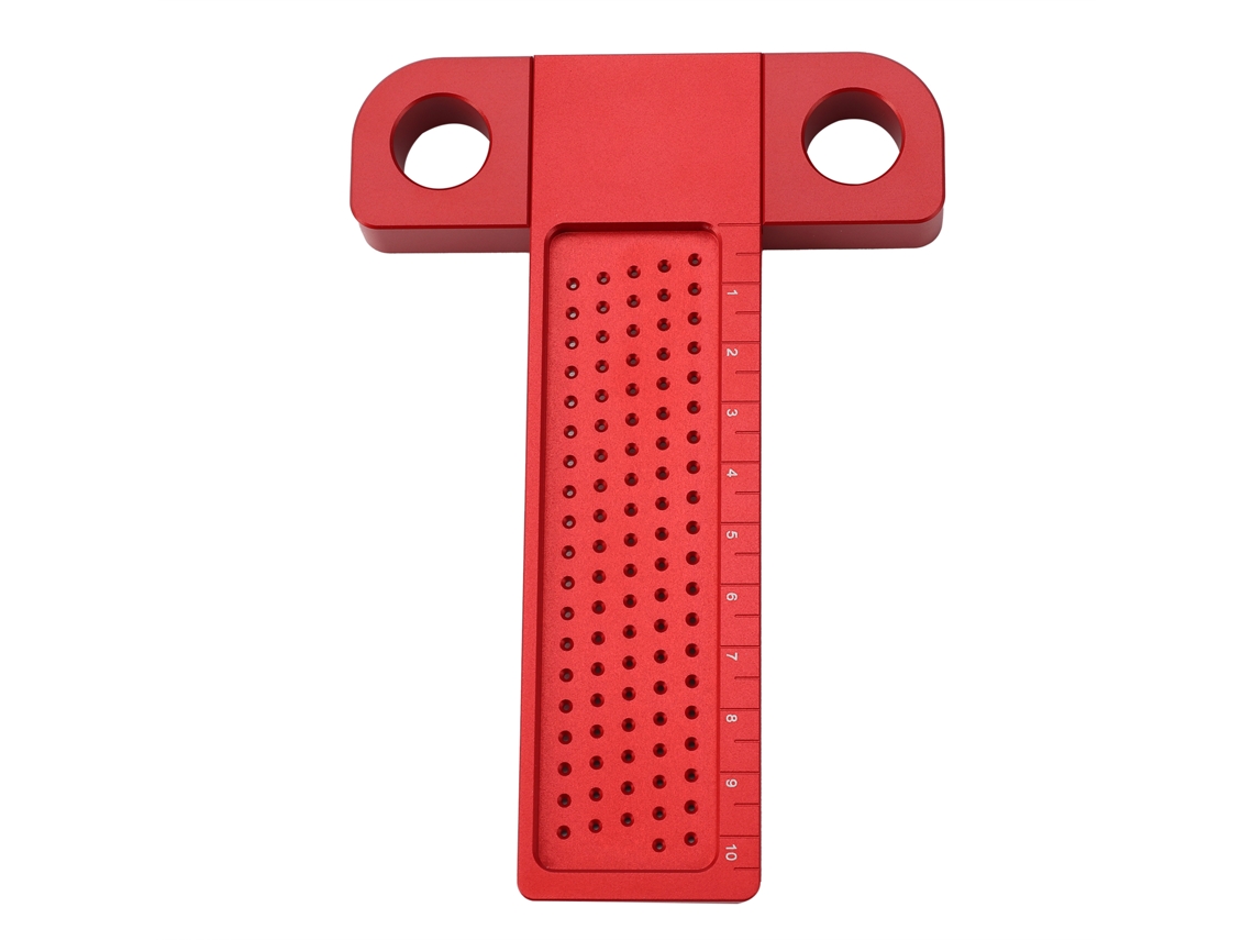 Escuadra En T Para Marcar Agujeros En Aleación De Aluminio (0-100 Mm).