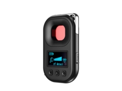 Detector De Cámara Oculta Con Pantalla Lcd, Escáner Rf Y Antirrobo (negro)