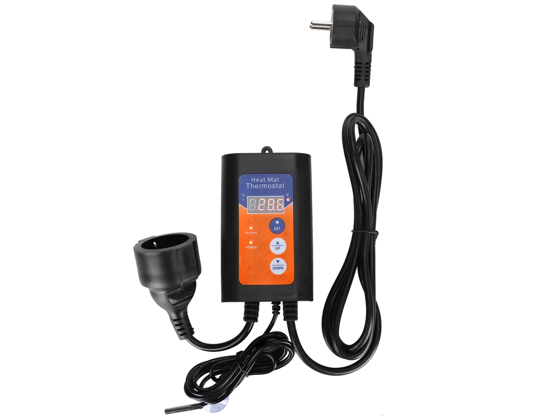 Termostato Digital Con Regulador De Temperatura Y Control Preciso Para Germinación, Reptiles Y Fermentación.