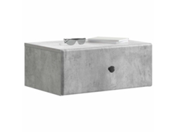 Maison Exclusive - Mesita De Noche De Pared 2 Pcs Gris Hormigón 49 X 34,5 X 20 Cm