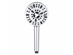 Alcachofa De Ducha Polski Abs Cromado 13 Cm 1 Unidad 10 Modos Con Filtro Y Manguera Para Baño Familiar